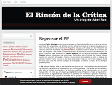 Tablet Screenshot of elrincondelacritica.com